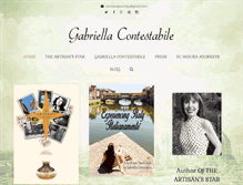 Tablet Screenshot of gabriellacontestabile.com